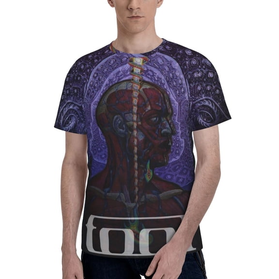 Tool Band T-Shirts 3d Printed Short Sleeve Tee Shirt For Men