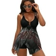 thumbnail image 1 of Tool Band Undertow Women's Split Skirt Swimwear Two-Piece Swimsuit Backless Bikini Set Summer Holiday Beach Adjustable Bathing Suit, 1 of 6