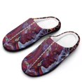 thumbnail image 1 of Tool Band Women's Cotton Slippers Warm Plush Lining Non-Slip Shoes Soft House Slippers Footwear 7-8(39-40), 1 of 8