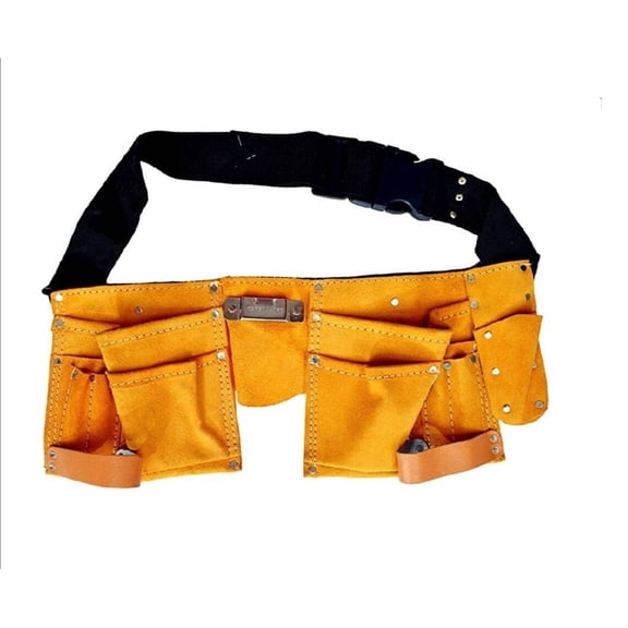 Tool Belt Leather 10 Pocket Tools, Cinto de Piel para Herramienta