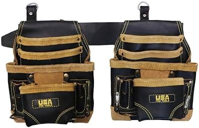 Tool Belt | Leather Tool Rig for Carpenters, Framers, Electricians ...
