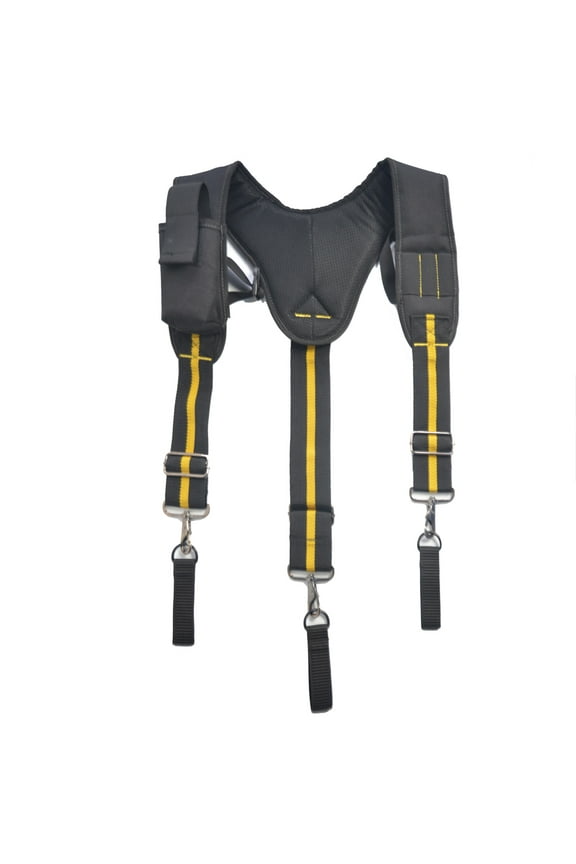 Tool Belt Suspender 3 point padded suspenders plus 3 pack suspender loop