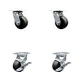 thumbnail image 1 of Tool Box Caster Wheel Set – 4 Inch Glass Filled Nylon Swivel Casters – SCC, 1 of 2