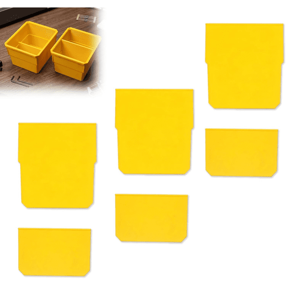 Tool Box Dividers Compatible with DeWalt ToughSystem 2.0 | Organize Tools and Small Parts | 3 Sets Includes High and Low Dividers | Easy Installation