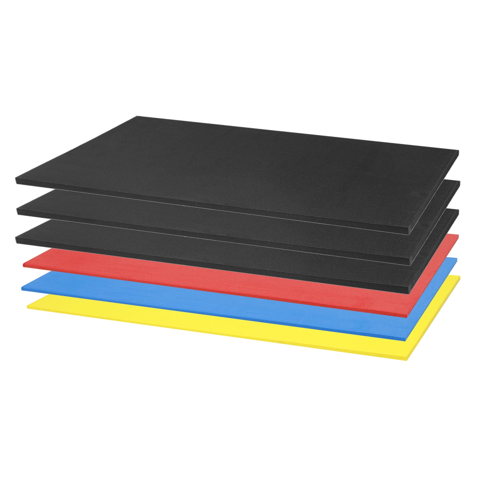 5S Tool Box Shadow Foam Organizers (2 Color) Custom Size (18 x 36, Black  Top/Red Bottom)