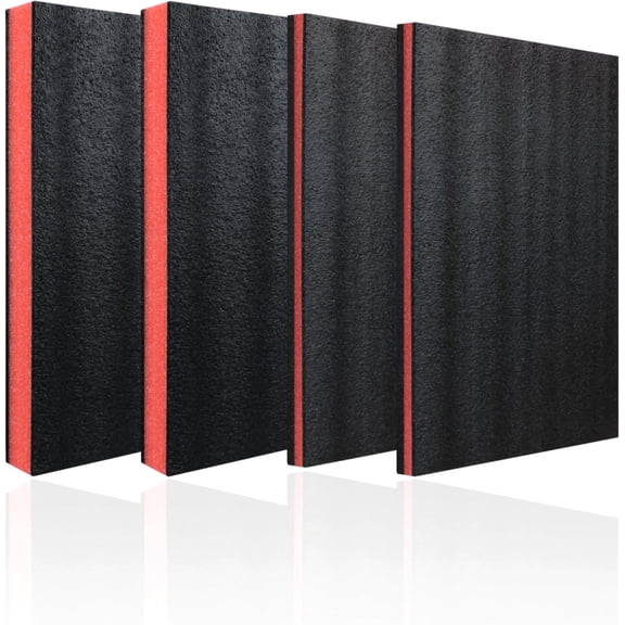 Tool Box Foam 4 Pcs 18 x 12 x 2 Inch18 x 12 x 1 InchShadow Foam Inserts for CasesPolyethylene Storage Sheets for Toolbox