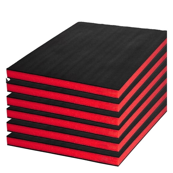 Tool Box Foam 6Pack 18x12x1 Inch, Foam Inserts for Cases, Polyethylene Storage Sheets for Toolbox Hard Case, Tool Shadow