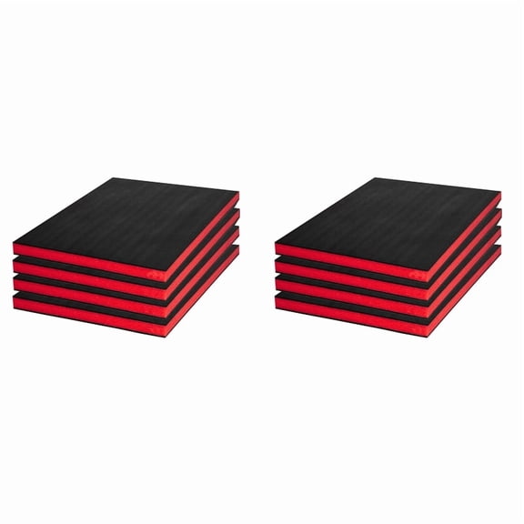 Tool Box Foam, 8Pack 16x12x1 Inch, Foam Inserts for Cases, Polyethylene Storage Sheets for Toolbox Hard Case