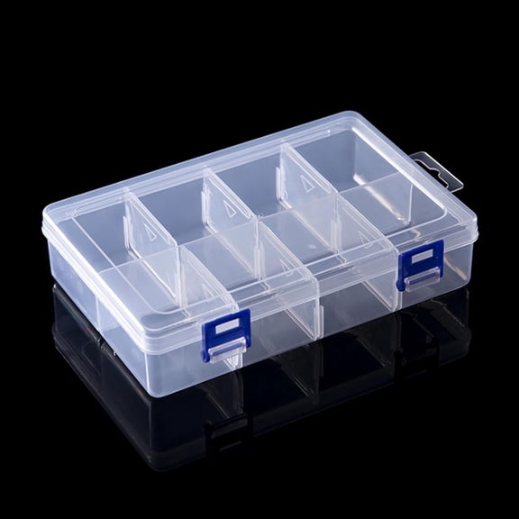 Tool Box Hardware Storage Organizer Small Parts Case Portable Plastic Tackle Container With Removable Dividers Hardware Storage Box Stackable