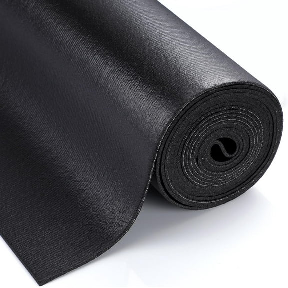 Tool Box Liner 1/8 Inch Thick x 20 Inch Wide x 30 Ft Long Tool Box Drawer Liner Non Slip Tools Chest Cabinet Workbench Mat Black Heavy Duty Rubber Shelf Liner for Household Office Workplace