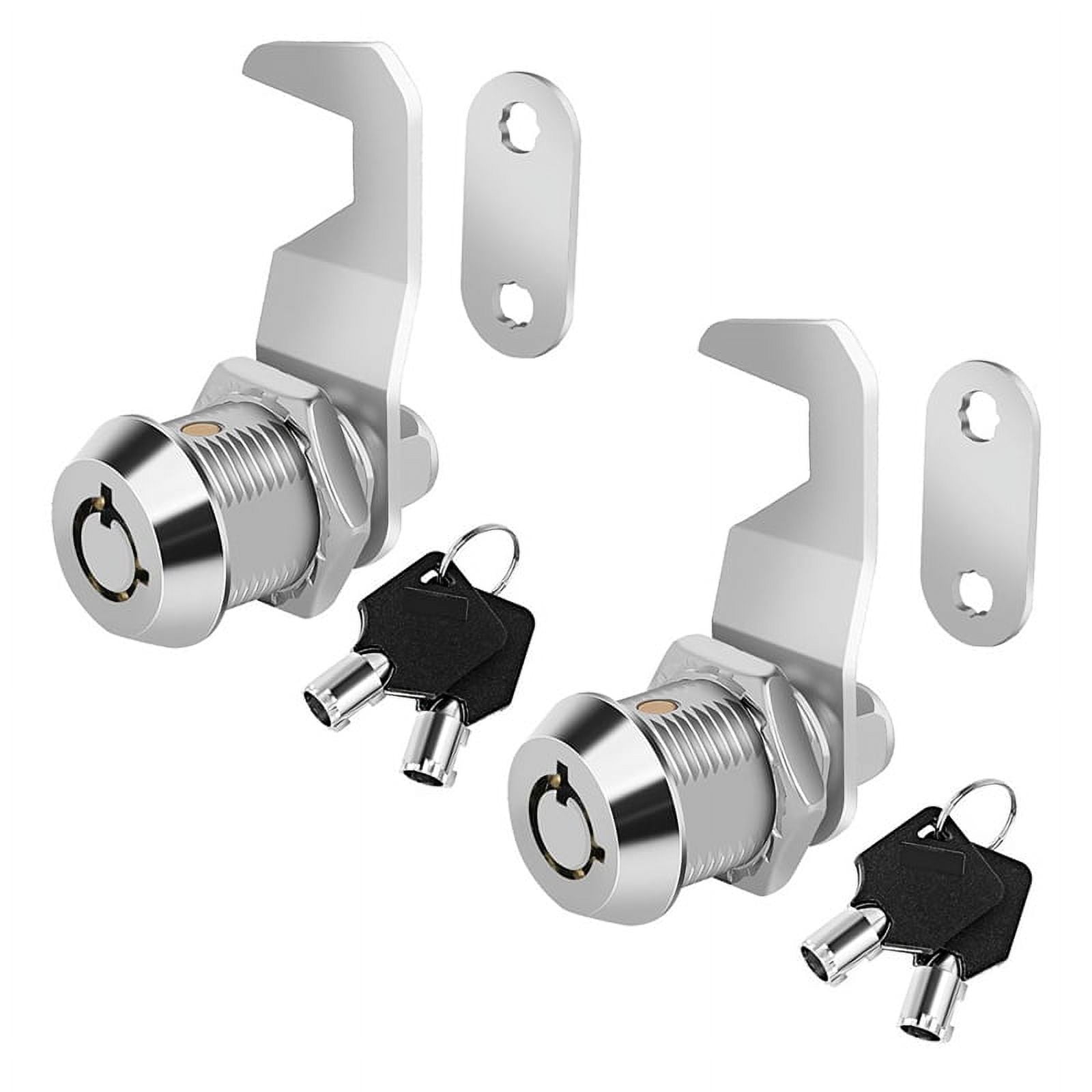 Tool Box Lock with Key,5/8In Cabinet Cam Lock Keyed Alike,ToolBox Lock ...