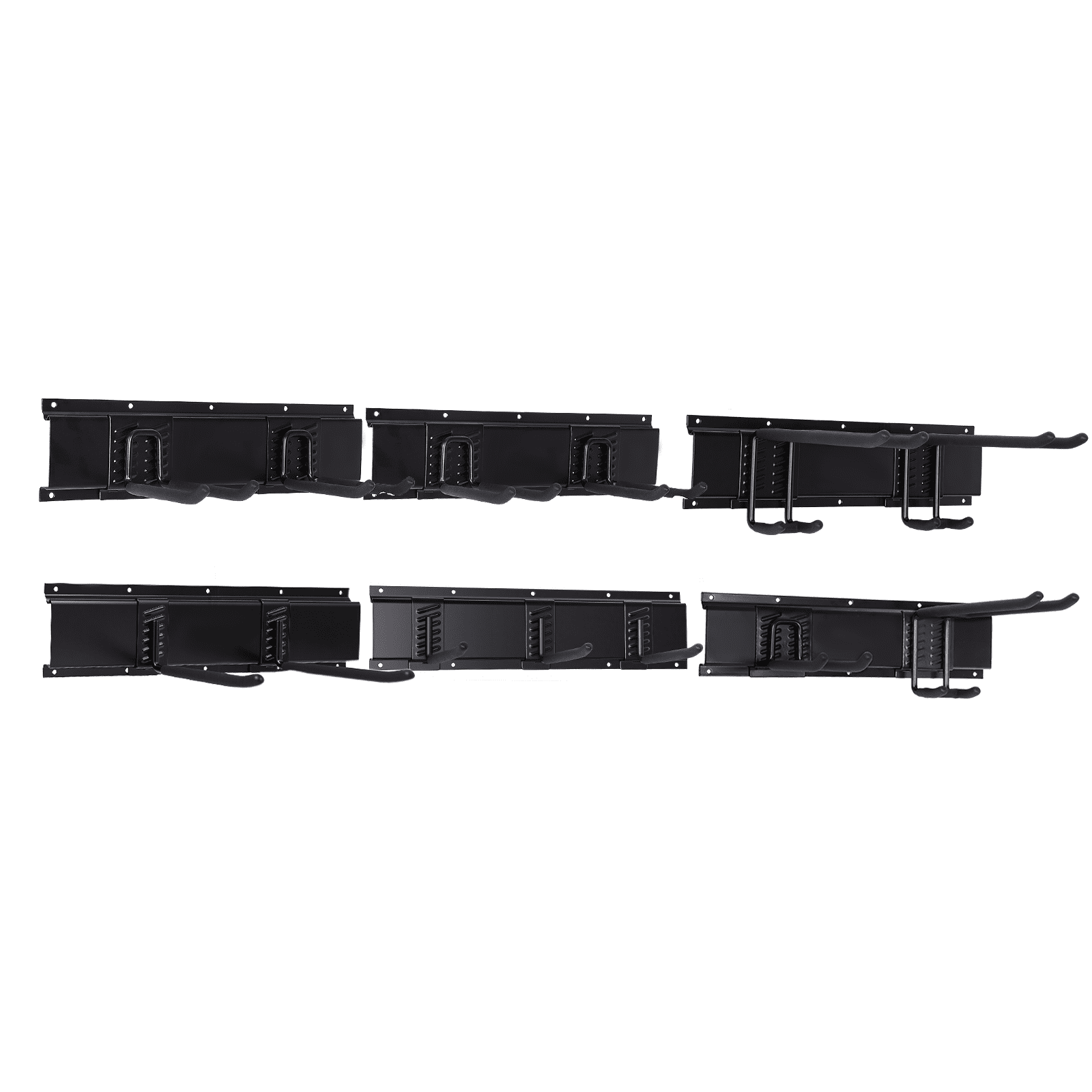 Tool Box Organizer Garage Tool Organizer Wall Mount Adjustable Hooks Heavy Duty Large Capacity Garage Storage Rack for Workshop Garden Organization 99 Inch