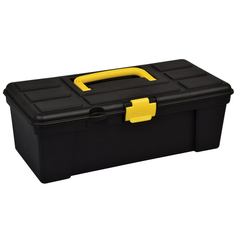 Tool Box - Tool Bench Hardware Tool Boxes with Clasp Lids, 12x4.5x4 in - 1 Box