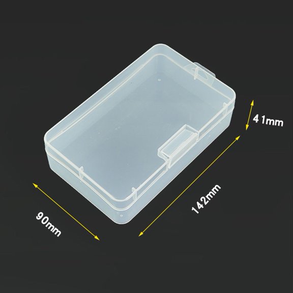 Tool Box Transparent Rectangle Plastic Storage Box Screw Holder For Electronic Components Case Organizer Container Tool Box