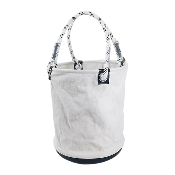 Tool Bucket Purpose Tool Bucket with Bottom Reinforced Handle Small Canvas Folding Bucket Tool Storage Bag for Travelers