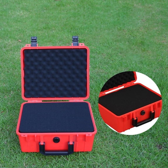 Tool Case Protective Shockproof Sealed Dustproof for Home Outdoor Warehouse Multipurpose Compact CarryingCase,F