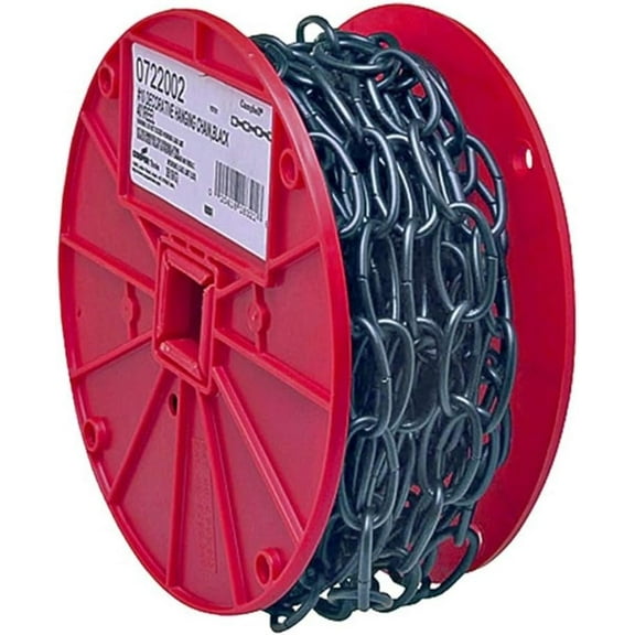 Campbell Tool Chain Deco #10 Black 40' Per Roll Residential Use, Standard Application