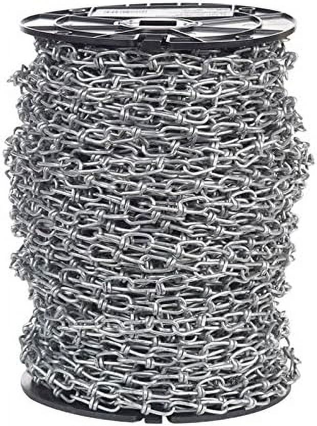 Tool Chain Double Loop Inco 1 Zinc Plated 250' Per Roll