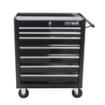 thumbnail image 1 of Tool Chest, 7-Tier Steel Tool Cart, 10.8 X 20 Inch Drawers Multi-functional Tool Storage Cabinet with Fixed Wheels, Extended Tray & Handle, Lockable Tool Box, for Garage Workshop, 1 of 9
