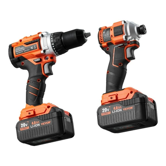 Tool Combo Kit Max 20V Cordless 2-Tool Power Combo Kit with 4.0 Ah Battery Fast & Efficient