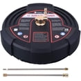thumbnail image 1 of Tool Daily 13 Inch Pressure Washer Surface Cleaner Attachment with 2 Power Washer Extension Wands, 2500 PSI, 1 of 7