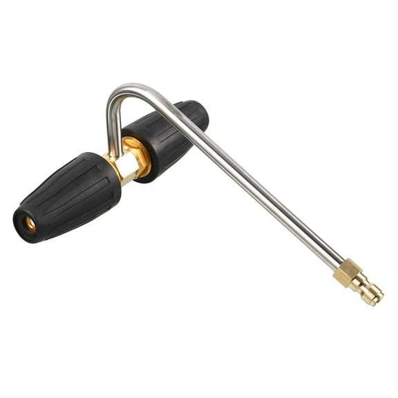 Tool Daily Gutter Cleaner Attachment for Pressure Washer, 2 Rotating Turbo Nozzle, 3300 Psi