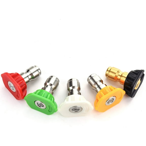 Tool Daily Pressure Washer Nozzle Tips Multiple Degrees, 1/4 inch, 5-Pack ( Orifice 3.5 )