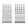 thumbnail image 1 of Tool Daily Pressure Washer O Rings Kit for Pump, Hose, Gun, Wand, Coupler, Adapter, Nozzle, 18 Sizes, 100 Pieces, 1 of 5