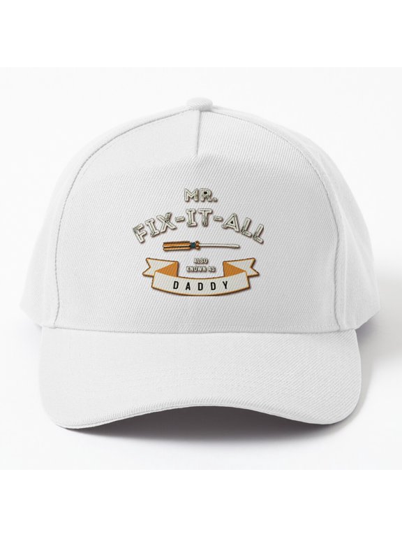 Tool Enthusiast Dad Baseball Cap, Father's Day Handy Father Gift Graphic Design, Classic Hat