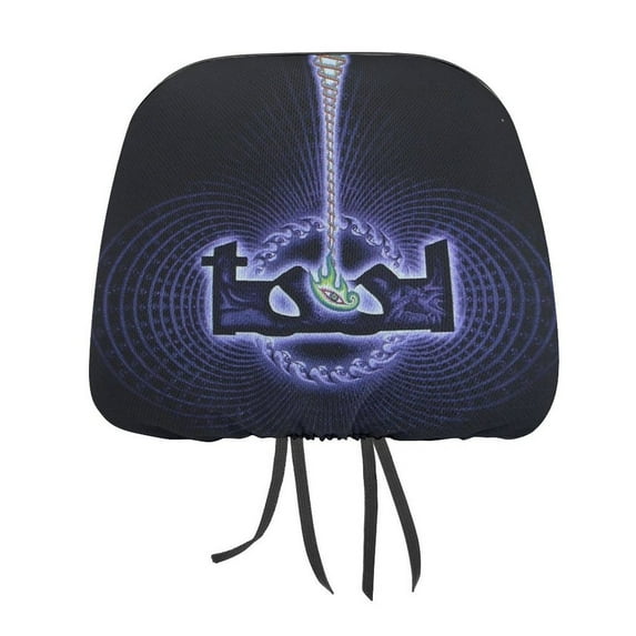 Tool Fear Inoculum Car Headrest Cover 2 Pcs Vehicles Seat Pillow Cover Protector Accessories Decor Auto Front/Rear Seats Head Rest Cover 2 Pcs Universal Fit Most Cars Sedan SUV Van