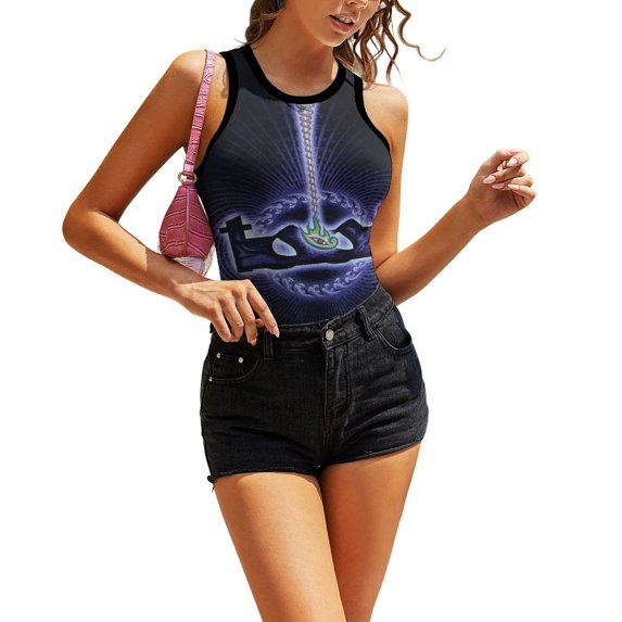 Tool Fear Inoculum Women's Tank Top Sleeveless T-Shirts Tee Camisole Sport Vest Summer Daily Undershirts