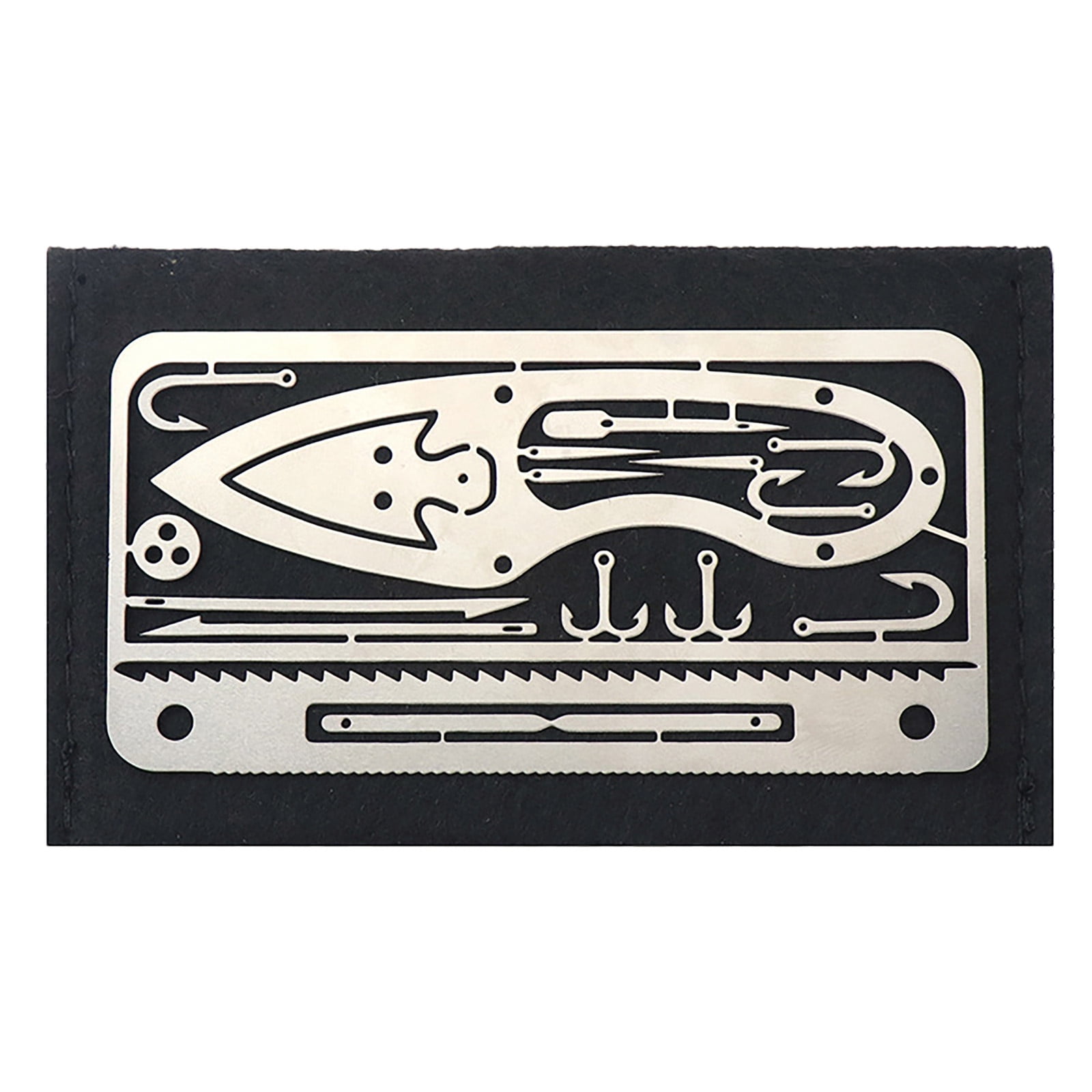 Tool Fishing Gear Card Multitool Kit Emergency Pocket Sturgeon Rig Gear