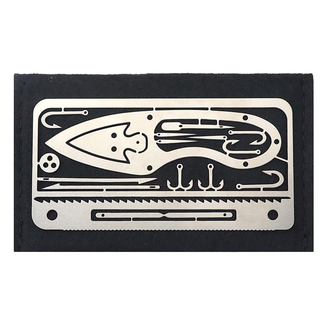 Tool Fishing Gear Card Multitool Kit Emergency Pocket Sturgeon Rig Gear