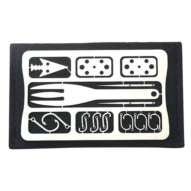 Tool Fishing Gear Card Multitool Kit Emergency Pocket Sturgeon Rig Gear
