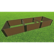 Tool-Free Uptown Brown Raised Garden 4' x 12' x 22" - 1" Profile