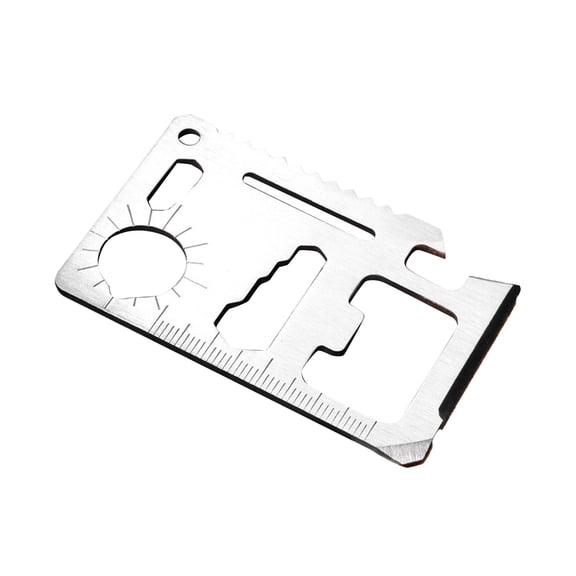 Tool Function Wallet Tool With For Men Birthday Father Digital Angle Gauge Woodworking Beam Set Stainless Steel Angle Gauge Metal Straight Edge Aluminum Angle 2x2 8ft Angle Protractor Metal Corner