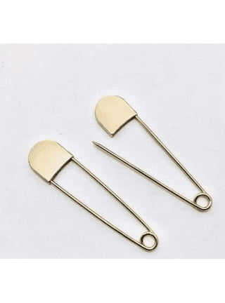 Trimming Shop Large Safety Pins Stainless steel xl safety pin Strong Heavy  Duty for Crafts, Laundry Bag, Blankets, Curtains, Jewellery, Costume, 50mm