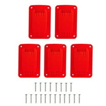 Tool Holders Battery Holders Mount For 18V Battery Drill Tool Red With Screws