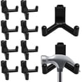 thumbnail image 1 of Tool Hook for Lifetime Shed Accessories Shed Organization, Plastic Shed Hooks for Shovels Rakes Knives Scissors Power Tools, Black, 10 Pack, 1 of 6