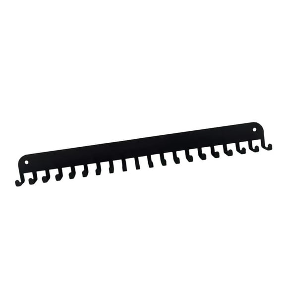 Tool Hooks Display Wall Mounted Rack Wrench Organizer Metal Construction for Kitchen Garage Entryway