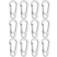 thumbnail image 1 of Tool Key Ring Belt Holder Heavy Duty Chain for Keychain Accessories Concise Loop Alloy 12 Pcs, 1 of 6