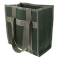 thumbnail image 1 of Raindrops Wide Tool Storage Bag Canvas Storage Pouch Man 29X29CM Green, 1 of 6