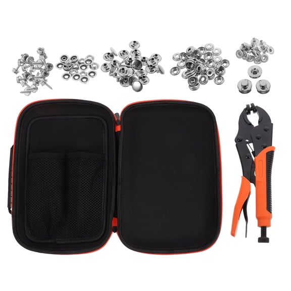Tool Kit Metal Snap Buttons Adjustable Snap Setter Tool Snap Buttons Heavy Duty Snap Fasteners Kit