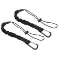 thumbnail image 1 of Tool Lanyard with D Hook, 2 Pack 24 Inch Safety Tool Leash 1 Inch Width, Black, 1 of 5