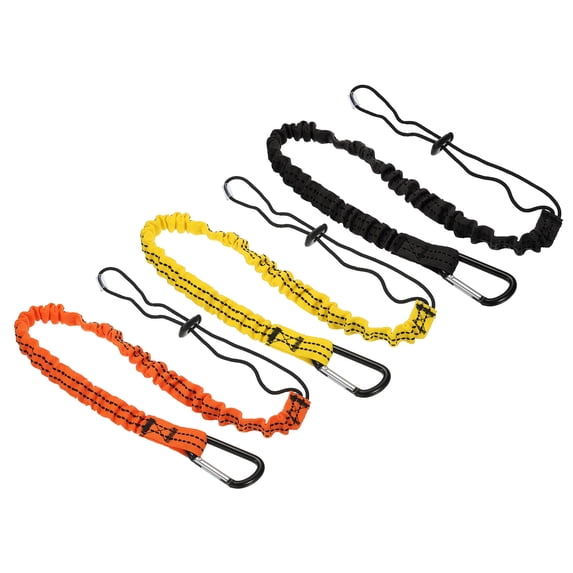 Tool Lanyard with D Hook, 3 Pack 35 Inch Safety Tool Leash, 3 Colors