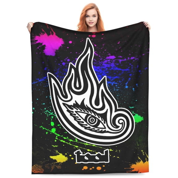 Tool Lateralus Bed Blanket 3D Printed Throw Blanket Lightweight Super Soft Air Conditioning Room All Season Blanket Sofa Couch Bed Fans Cartoon Blanket 40"x30"