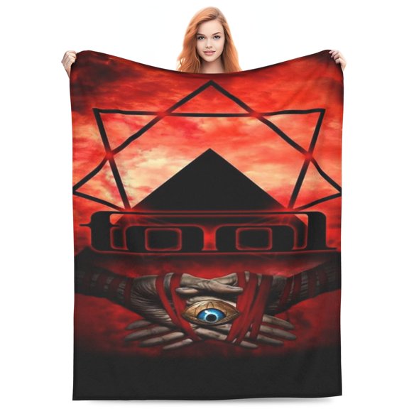Tool Lateralus Bed Blanket 3D Printed Throw Blanket Lightweight Super Soft Air Conditioning Room All Season Blanket Sofa Couch Bed Fans Cartoon Blanket 40"x30"