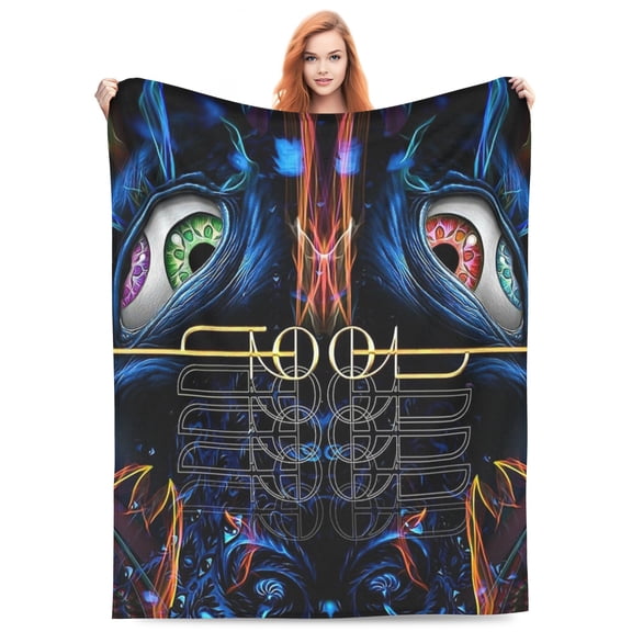 Tool Lateralus Bed Blanket 3D Printed Throw Blanket Lightweight Super Soft Air Conditioning Room All Season Blanket Sofa Couch Bed Fans Cartoon Blanket 40"x30"