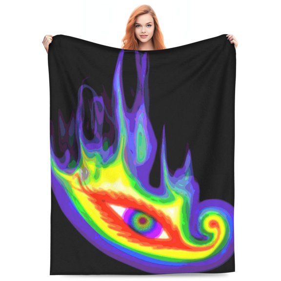 Tool Lateralus Bed Blanket 3D Printed Throw Blanket Lightweight Super Soft Air Conditioning Room All Season Blanket Sofa Couch Bed Fans Cartoon Blanket 80"x60"