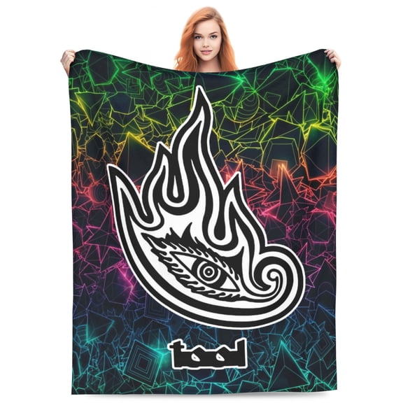 Tool Lateralus Bed Blanket 3D Printed Throw Blanket Lightweight Super Soft Air Conditioning Room All Season Blanket Sofa Couch Bed Fans Cartoon Blanket 80"x60"